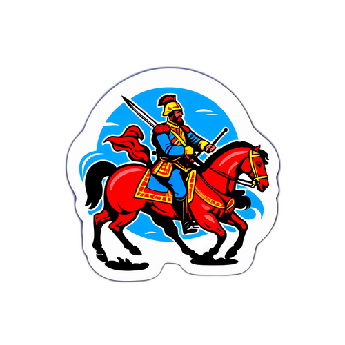 Historisk kamp på hest