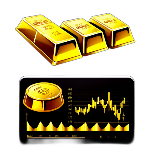 國際黃金價格波動貼紙