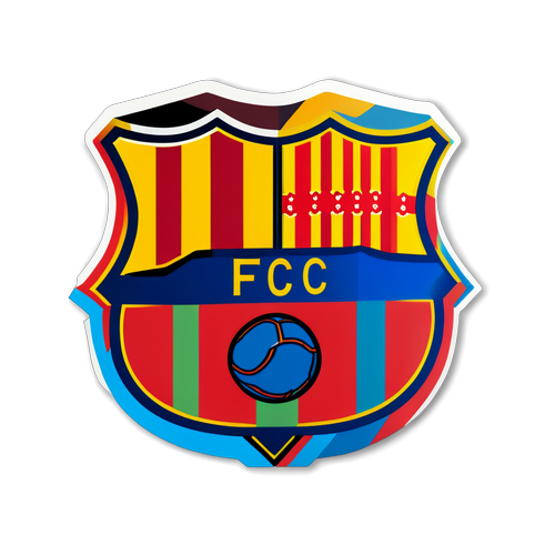 Reka Bentuk Klasik Logo FC Barcelona