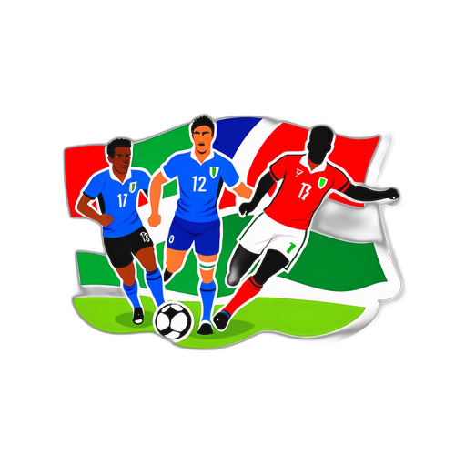 Scene ya Kufurahisha kutoka kwa Mechi Kati ya Afrika Kusini na Italia