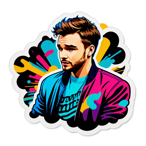 Sticker ya Liam Payne: Mchanganyiko wa Muziki na Mtindo wa Kisasa!