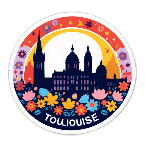 Silhouette de Toulouse avec Place du Capitole