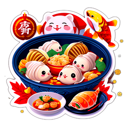 Stiker Tahun Baru Cina 2026