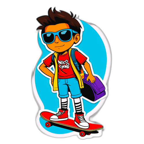 Dessin d'un personnage de comic nommé Nico