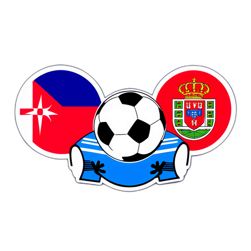 Podpora U21 fotbalového zápasu Česko vs. Portugalsko