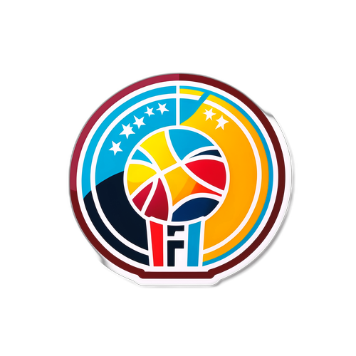 Retro na Disenyo ng FIBA EuroBasket 2025 Logo