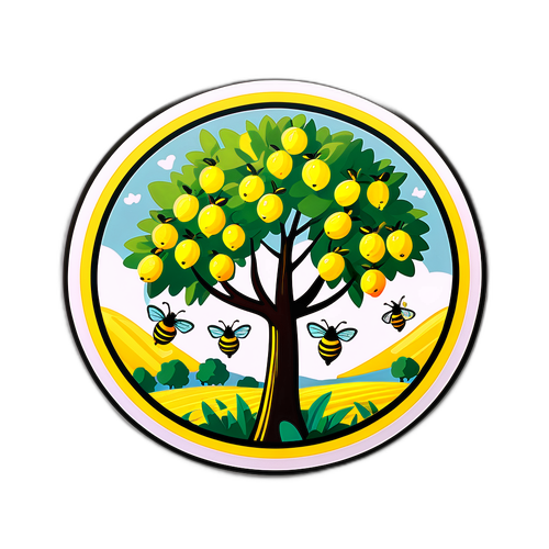 Albero di Limoni nel Sole Italiano