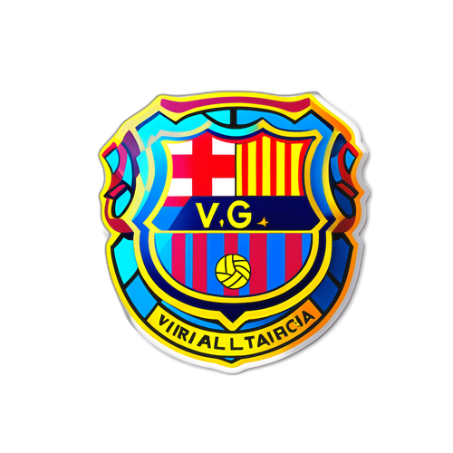 สติกเกอร์โปรโมทเกม Kirona vs. Barca