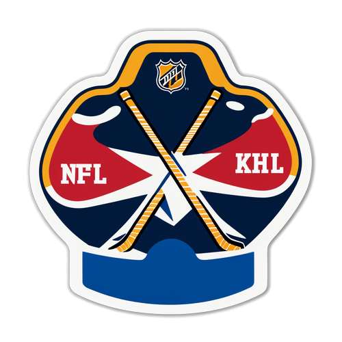 NHL Schedule Sticker Design