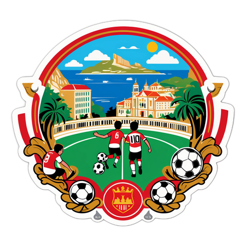 Художнє зображення клубів Монако та Ланса