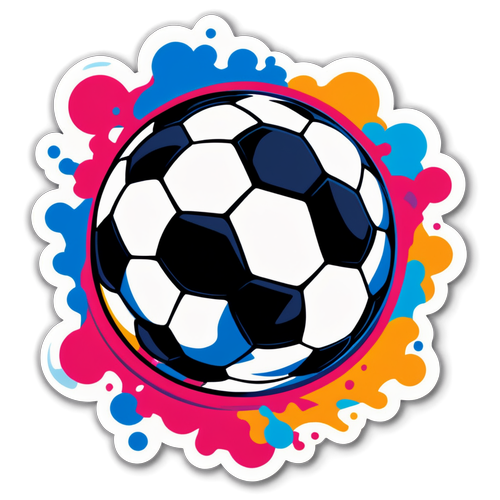 Stiker Bola Sepak Dinamis