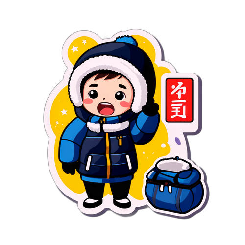 面带惊讶表情的江苏网民与低填充羽绒服