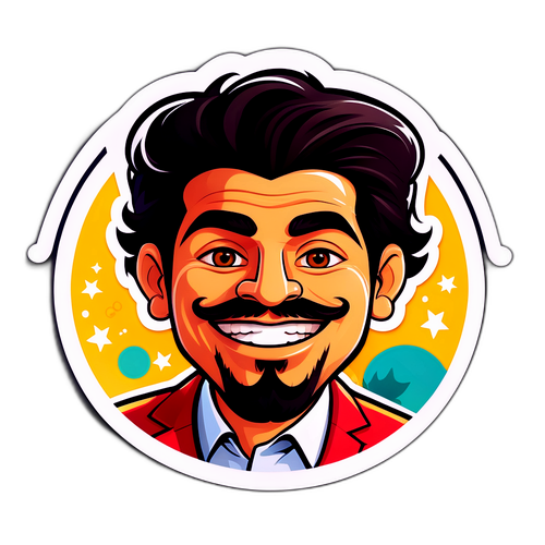 Ilustração Carismática de Rodrigo Simas