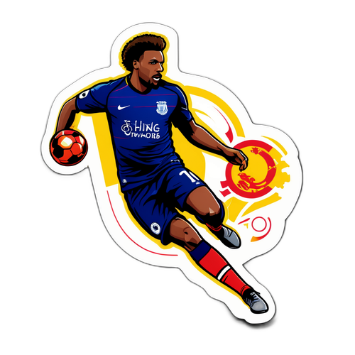 สติกเกอร์นักฟุตบอลที่มาตรฐานพรีเมียร์ลีก