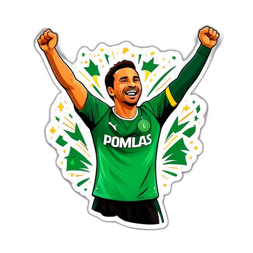 Kevin Palmeiras em Pose Celebratória