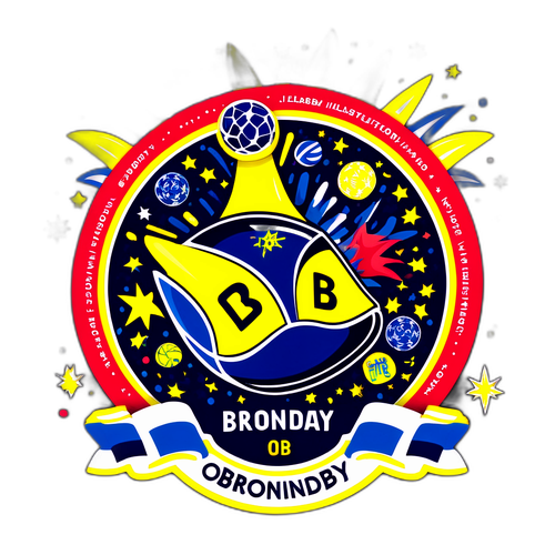 Fejr OB - Brøndby med fodbold og fyrværkeri