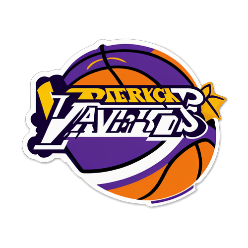 Stiker ng Labanan ng Mavericks at Lakers