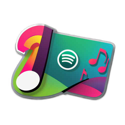 Sticker ya Sherehe ya Spotify Wrapped 2024