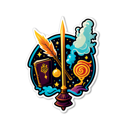 Sticker Magico Ispirato a Harry Potter