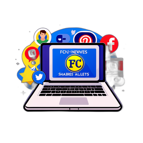 Adesivo Laptop con FC Inter News