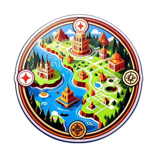 Tajná mapa s mystickými symboly