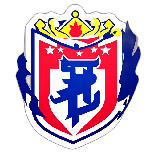 Atlético Madrids maskot och Espanyols maskot i en fantastisk fusion