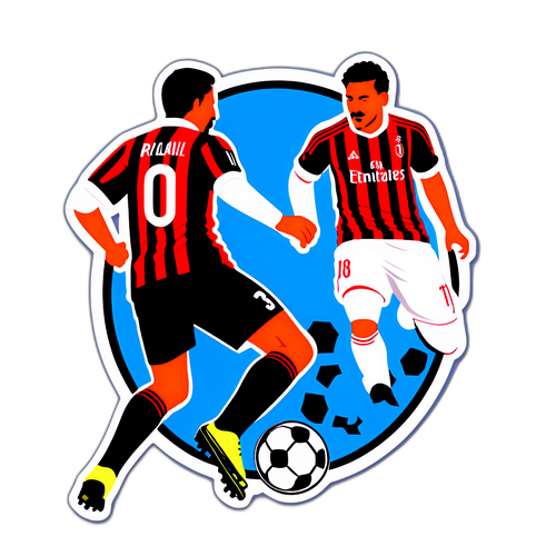 Spændende øjeblik fra Milan - Napoli