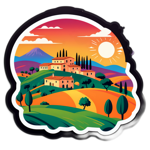 Hayalperest Calabria Manzarası Stickerı