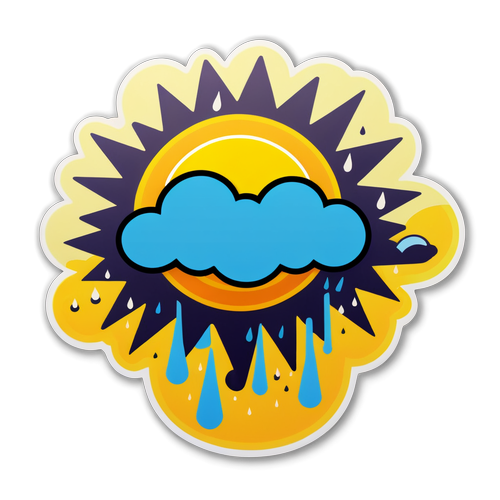 Sticker Cuaca Ceria