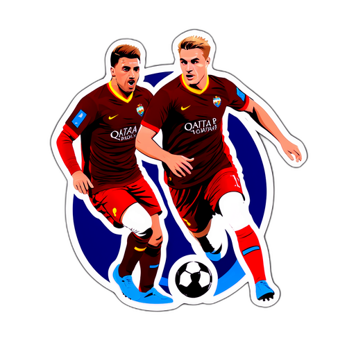 Roma–Plzen Foci Matched Sticker