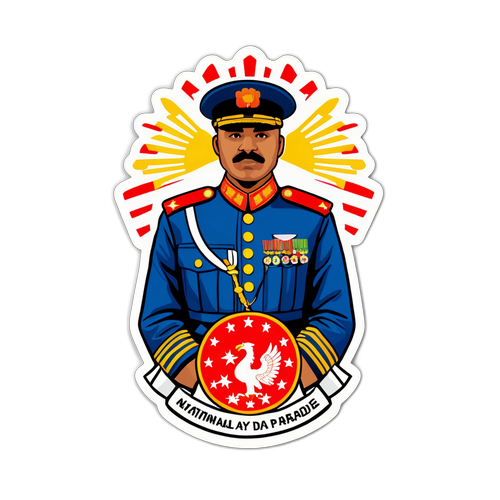 国庆阅兵贴纸