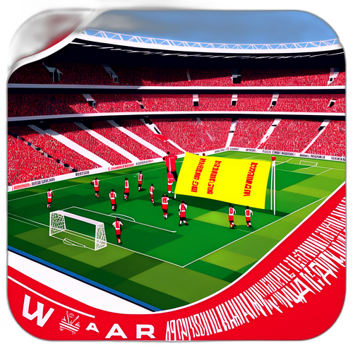 亞瑟納對韋根比賽場景