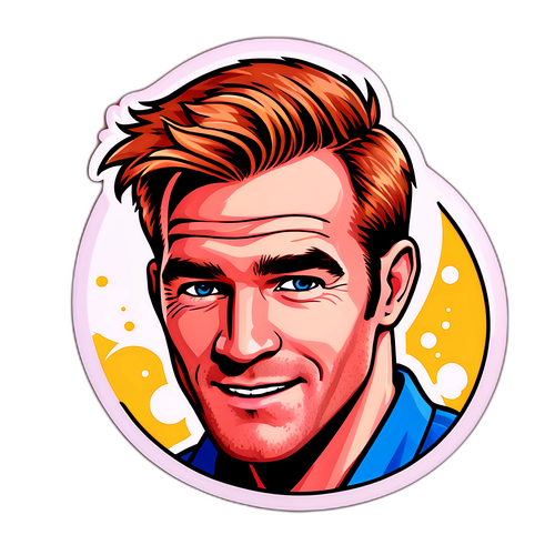 可愛的吉米·范德比克貼紙