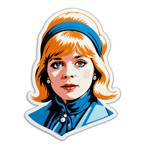 Marianne Faithfull Vintage Sticker