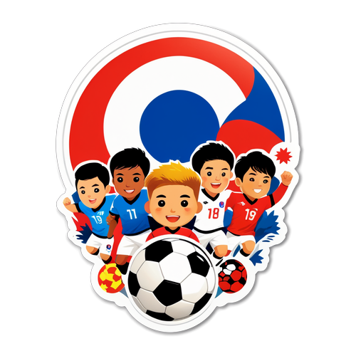 Semangat Nasional yang Menggebu! Sticker Tim Sepak Bola Korea Utara Ini Bikin Terpukau!