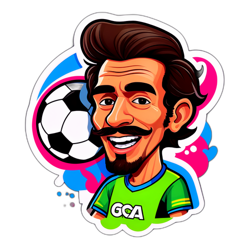 Sticker dedicat lui Gonzalo García