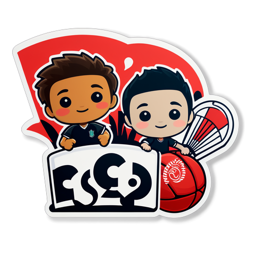สติกเกอร์แฟนคลับน่ารัก สนับสนุน LSG หรือ RCB