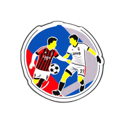 Sticker minimalist meci Parma - Milan