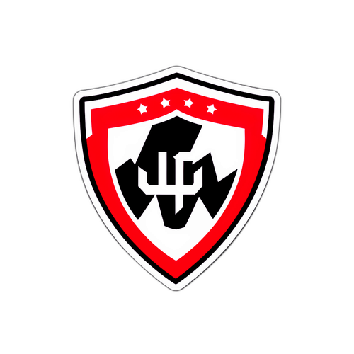 Rekaan Pelekat Minimalis Rayo Vallecano