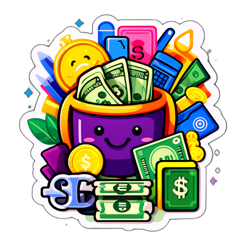 Ev Bütçesi Konulu Eğlenceli Çıkartma