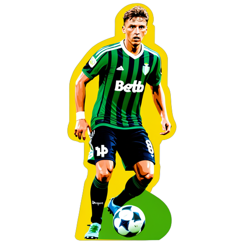 Hình ảnh cầu thủ nổi tiếng Antonny trong áo Real Betis