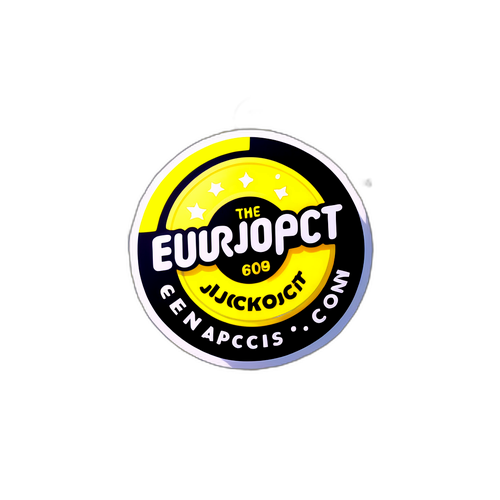 Adesivo vivace del logo Eurojackpot