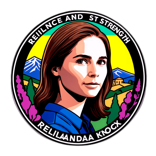 Stikker med Amanda Knox
