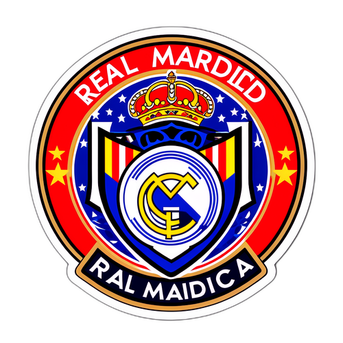 Voetbal Patch Sticker voor 'Real Madrid vs Pachuca'