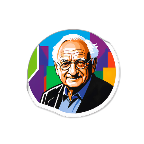 Αυτοκόλλητο αφιερωμένο στον αρχιτέκτονα Φρανκ Γκέρι