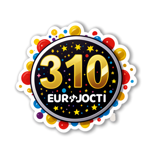 Elegant Eurojackpot Klistermærke