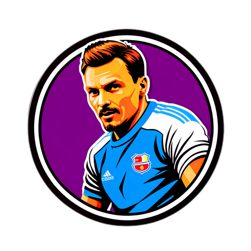 Design nálepka Denis Doksanský s míčem