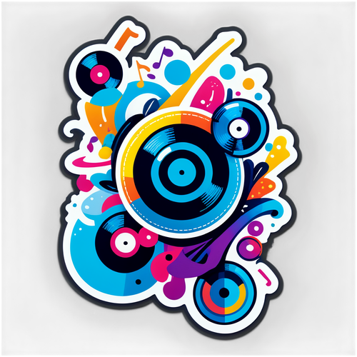 Sticker Creativo con Testo 'Programmazione'