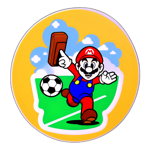 Mario Pineida anotando un gol