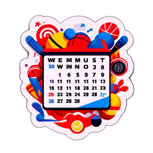 Stiker Bertema Kalender Menyoroti Keberagaman Acara 16 Februari 2026